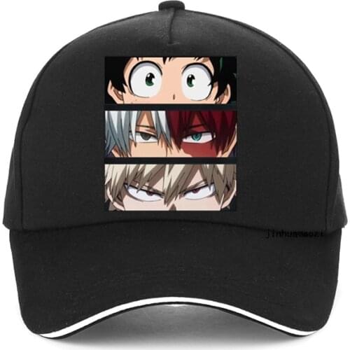My Hero Academia Cute Anime Women Baseball cap Casual Harajuku pop Unisex hip hop caps Summer Japan Anime Snapback hat