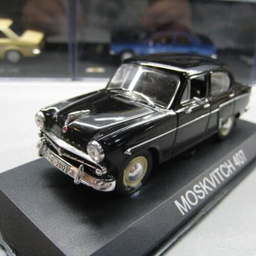 Diecast 1/43 Alloy Car Model Former Soviet Union Russia MOSKVITCH 407 Collection Gift Display Toys for Boys Military Vehicle