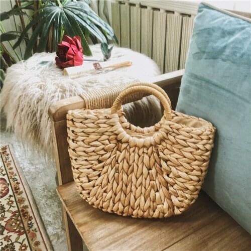 Multi-styles Straw Bags Handmade Summer Woven Beach Ladies Shoulder Bag Bohemia Bali Travel Female Holiday Handbags