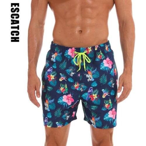 15 Bright Flower Pattern xxxl Inner Quick Dry men Swimming Trunks Men Swimwear Swimsuit Beachwear Sexy Shorts bathing suit 010