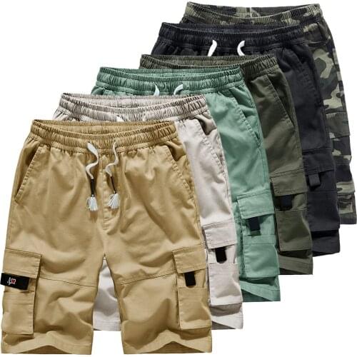 Mens Cargo Shorts Summer Camo Cotton Casual Shorts Men Camouflage Military Tactical Short Pants Plus Size 6xl 7xl 8xl