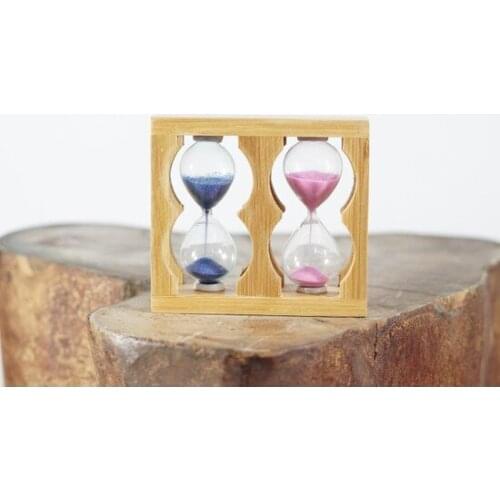 Nile Gift Wood 2li Sand clock desk clock relogio de mesa настольные часы reloj de escritorio