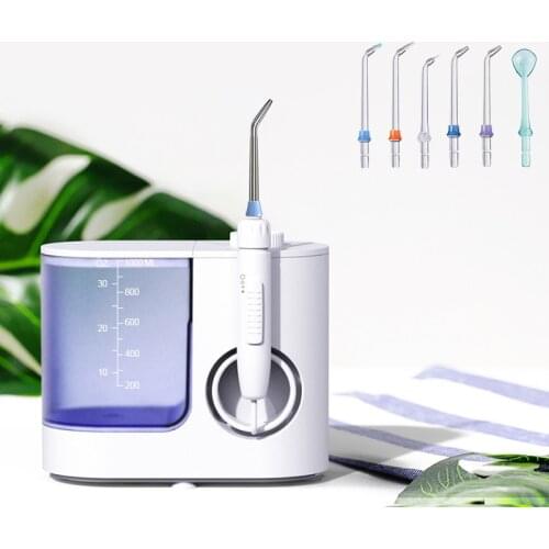1000ml Oral Dental Scaler Portable Electric Oral Irrigator Water Jet Household Scaler Oral Rinse Scaler Water Flossing 3pcs Tip