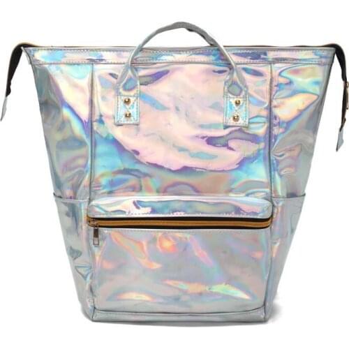 3PCS / LOT Laser School Backpack For Girl Cool Design Women Backpack Shoulder Bag Female Rucksack Bagpack Mochila