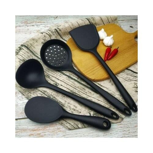 Silicone Kitchenware Cooking Utensils Set Non-stick Cookware Spatula Spoon Colander Kitchen Cooking Tool New Arrivals