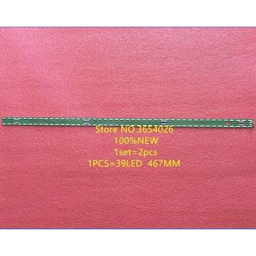 New 1set=2pcs 39LED LED backlight strip for LG 43 V15 ART3 FHD R L 43LX540S 6922L-0145A 6916L2189A 6916L2188A LC430EUE