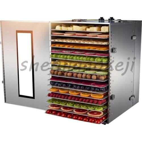 ST-02 16-layers of fruit and vegetable dehydration machine air dryer drying dried fruit machine food dryer 220v 1000w 1PC