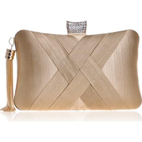 Women Evening Bags Diamond Rhinestone Clutch Ladys Wedding Purse chain Shoulder Handbags Wallets Phone Key Pocket Bags