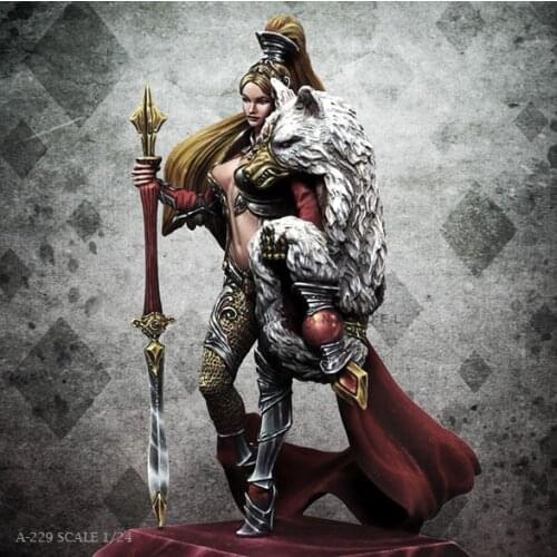 1/24 Resin Figure Kits Queen Coronation Model Self-assembled A-229