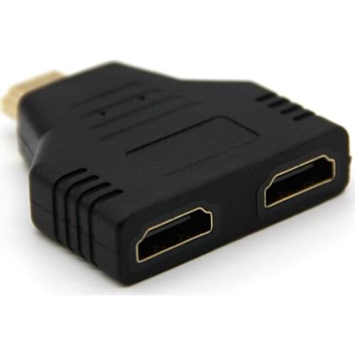 1080P V1.4 HDMI-compatible Port Male To 2 Female 1 In 2 Cable Switch Out Splitter Adapter Converter For HD TV Tablet