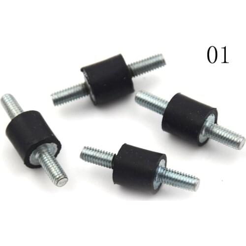 4PCS Anti Vibration Silentblock Boat Car Bobbin VV10*10*M4 Rubber Mounts Male Tools