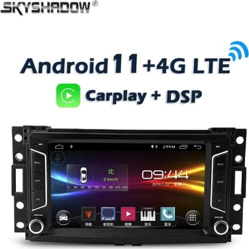 Carplay DSP IPS Android 10.0 32GB 64GB Car DVD Player GPS Map WIFI Bluetooth RDS Radio For Buick GL8 Hummer H3 2006 - 2011 2012
