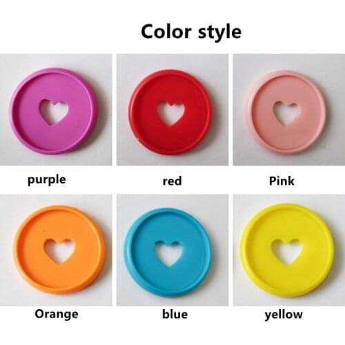 24PCS 35mm mushroom hole color plastic binding ring buckle DIY disc buckle loose-leaf office learning binding supplies
