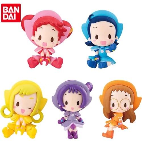 Bandai Genuine Gashapon Toys Hugcots Magical DoReMi Harukaze Doremi Senoo Aiko Segawa Onpu Asuka Momoko Action Figure Toys