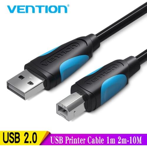 Vention USB 2.0 Printer Cable Type A Male to Male B Sync Data 10m 1.5m USB Printing Cable For Canon Epson Scanner HP Printer USB