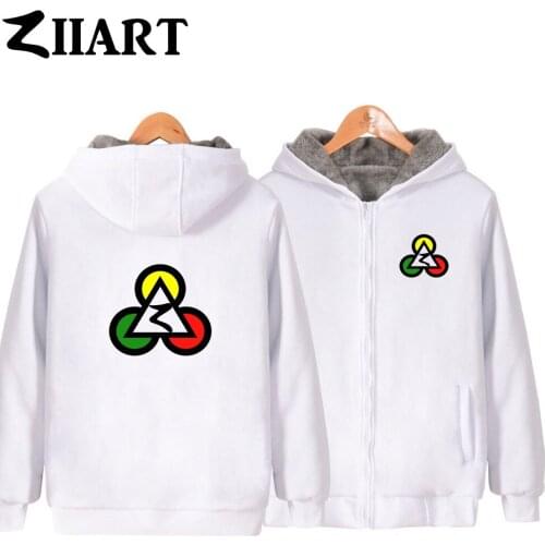 Poker Club Egypt Pyramids Jamaica Reggae Red Yellow Green Triangle Circle Girls Woman Full Zip Plus Velvet Parkas ZIIART