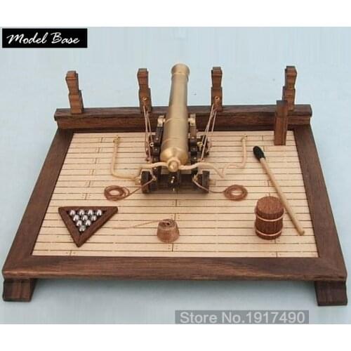 Ship Model Kit Gun Scene Hobby Wood Boat Models Ancient Wooden Models 3d Laser Cut Scale Model 1/30 High Simulation Boat Body