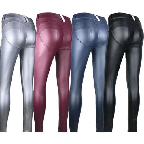 New Yoga Tights Women Sports Anti-Cellulite Compression Leggings Workout Sexy Fitness Push Up Gym Leather Leggings