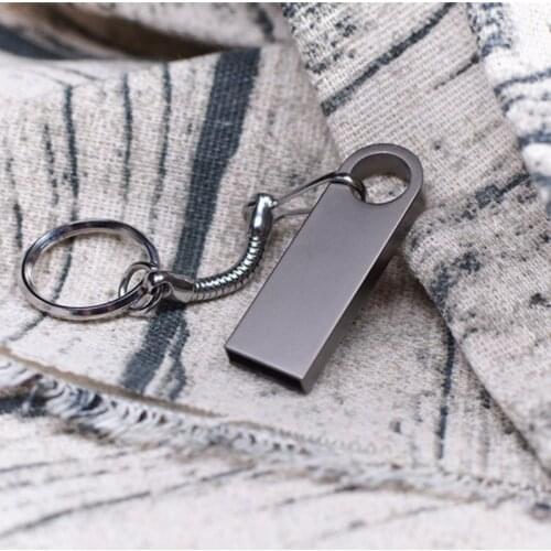 Custom Logo Personalised Photography Silver Metal USB2.0 4g 16g 32g Flash Drive Memory Gift Company logo (over 10pcs.free logo)
