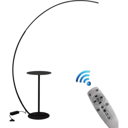 Home Decor RGB Colorful LED Floor Lamp Remote Dimable Mordern Corner Floor Lamps for Living Room Bedroom Decoration