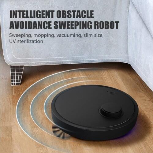 1500Pa Mini Smart Robot Vacuum Cleaner Recharge 2400mAh Multifunction Intelligent Cleaning Robot Automatic Smart Sweeping Robot
