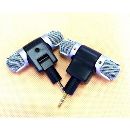 Universal 3.5 MM ECM-DS70P Electret Condenser Stereo NEW Mini Microphone for iPhone 5 5S sony June 6 S Table and PC Plus logo