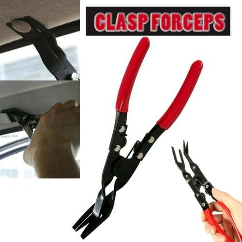 Trim Clip Removal Plate Pliers Van Door Panel Fascia Dash Upholstery Remover Tool Auto Parts Maintenance Car Repair Install Tool