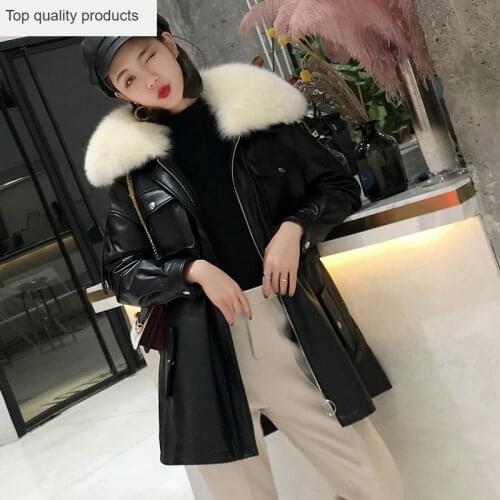 Women Genuine Leather Jacket 2020 Autumn Winter 90% Duck Down Jacket Women Natural Fox Fur Real Sheepskin Coat Chaqueta Mujer