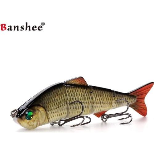 1PCS VMJ04-5 Wobblers Lifelike Fishing Lure Multi Jointed Swimbait Slow Sinking Isca Artificial Hard Bait peche leurre pesca