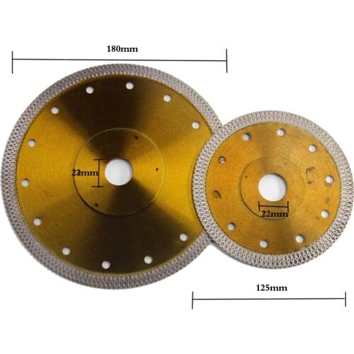 125mm 180mm Diamond Cutting Ceramic Tile Granite Marble Saw Blade Wheel