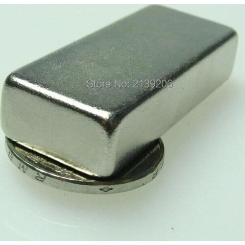 2PCS 50*25*10MM pull force 21.5KG extremely strong power sintered neodymium ndfeb permanent rare earth magnet fasterners