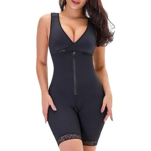 2021 Full Body Shapewear Women Slimming Shaper Overbust Corset Postpartum Underwear Waist Trainer Plus Size Bodysuit Tummy