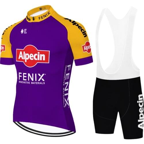 2021 Alpecin fenix Velo Conjunto Masculino Cuissard Abbigliamento Cyclisme Homme Maillot Culotte Ciclismo Hombre Ropa Ciclismo