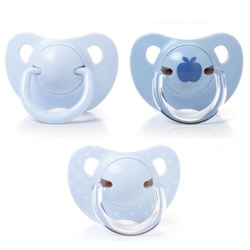 Anatómica de látex Chupete 0-6 Evolución M azul