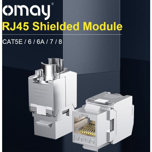 CAT5E UTP Network Module Tool-free RJ45 Connector Cable Adapter RJ45 Modulo FOR AMP hot