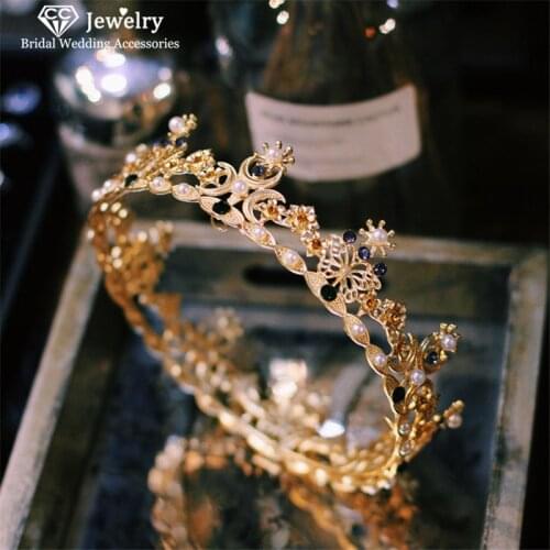 CC Tiaras and Crowns Hairbands Headband Baroque Style Wedding Hair Accessories for Women Bridal Hairwear Party Jewelry HG436