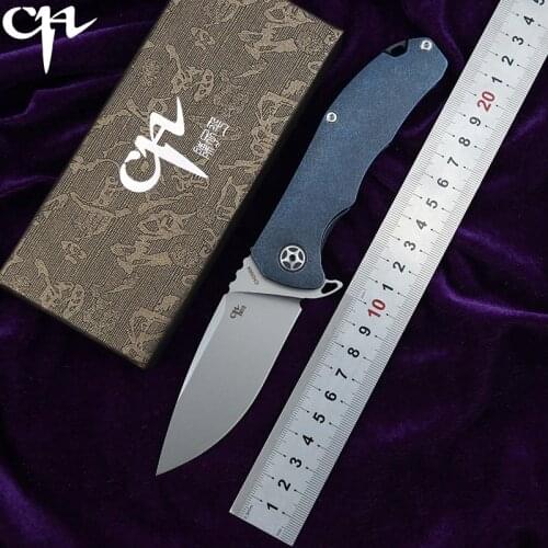 CH ch3504 original folding knife S35VN blade ceramic bearing TC4 titanium alloy handle camping outdoor EDC tool