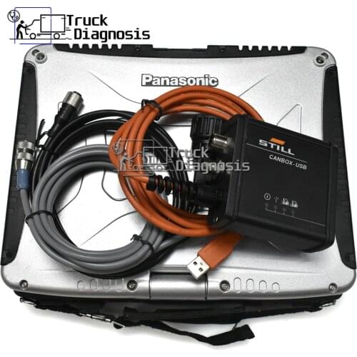 For Still forklift CANBOX USB interface with CF19 laptop Still forklift diagnostic tool CANBOX