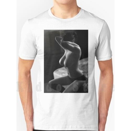T Shirt Print For Men Cotton New Cool Tee Female Figure Fine Art Erotic Erotic Scape Silhouette Womens Bodyscape Art Boudoir