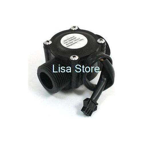 G3/4" Thread Connector Pipe Water Flow Counter Sensor 1-60L/Min DC 12V