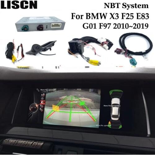 Front Rear Camera interface For BMW X3 F25 E83 G01 F97 2010 ~ 2018 NBT OME Screen upgrade Reversing camera parking Adapter