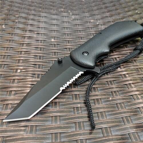 Pocket Knife Fold 7cr13 Steel Knife Sharp Durable Hunting Tactical Folding Knives Tool for Outdoor Survival, Camping and EDC