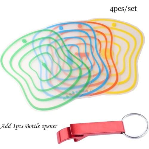 4Pcs/set Kitchen Non-Slip Plastic Cutting Boards Cut Chopping Block Portable Frosted Antibacteria Vegetable Meat Cutting Pad