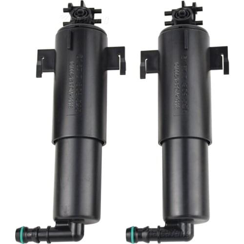 Left&Right side Headlight Cleaning Washer Nozzle Cylinder for B MW X6 E71 2008-2014 61677308525 61677308526