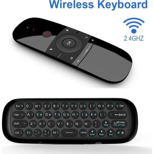 Mini Air Mouse W1 C120 Fly Air Mouse Wireless Keyboard airmouse For 9.0 8.1 Android TV Box/PC/TV Smart TV Portable Mini 2.4G