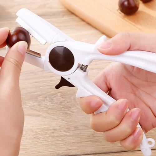Multi-use Chestnut Bottle Opener Ginkgo Nut Sheller Kitchen Tools It Highly Helps When Peeling A Hard Shell Seed Such As Walnut