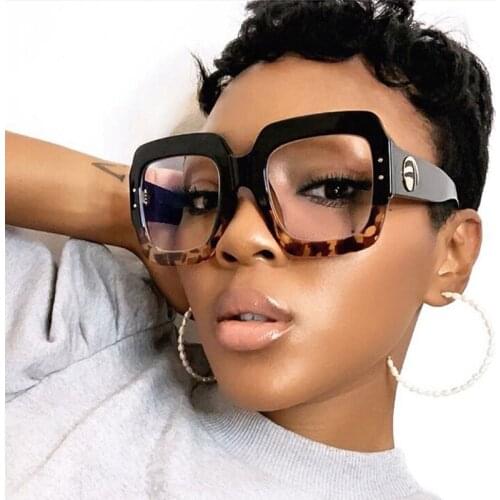 Oversized Women Progressive Reading Glasses Men Multifocal Blue Light Glasses Magnifying TR90 Computer Eyeglasses Frames NX