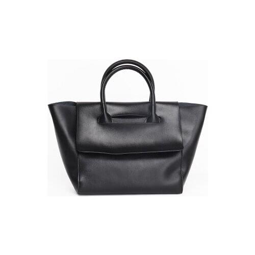 2021 new personality portable messenger commuter bag cowhide material fashion trend bag