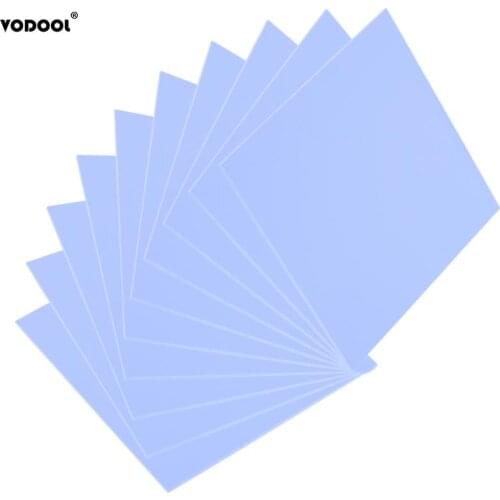 100x100mm Cooling Silicone Thermal Pad Sheet Laptop Computer CPU Graphics Card Chip Heat Sink Radiator 0.5mm Thickness Heatsink