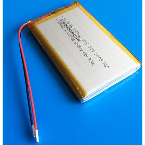 3.7V 10000mAh rechargeable lipo polymer lithium li-ion battery for power bank tablet PC laptop PAD PCM board 1162103 11*62*103mm